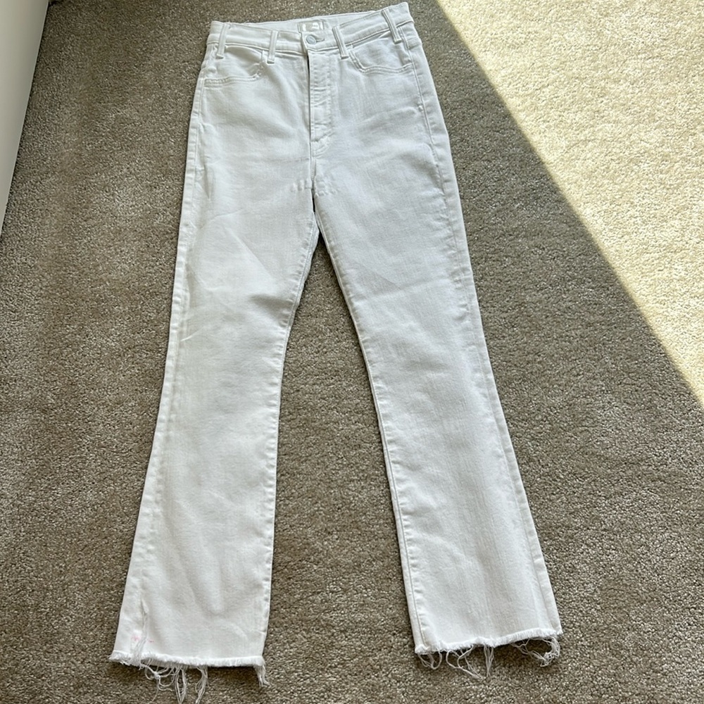 Mother denim white